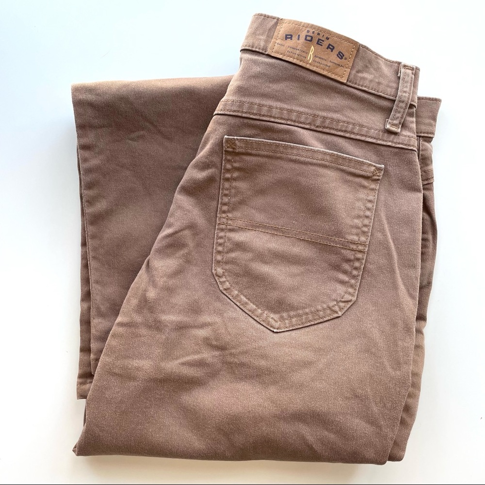 Vintage riders straight leg hazelnut jeans